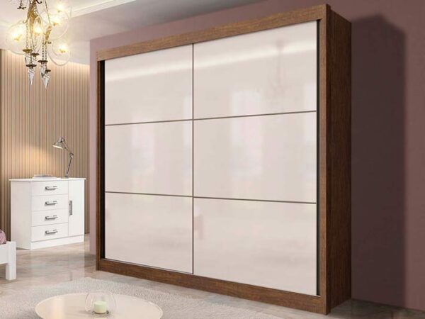 Guarda-Roupa 2 Portas de Correr Ypê-Ypê/Off Oliver 2.2 M