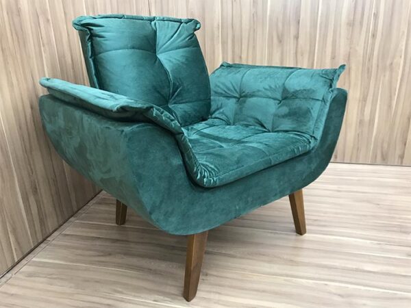 Poltrona Decorativa 1 Lugar Verde 324 Julia