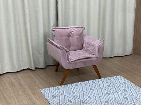 Poltrona Decorativa 1 Lugar Rose 326 Julia