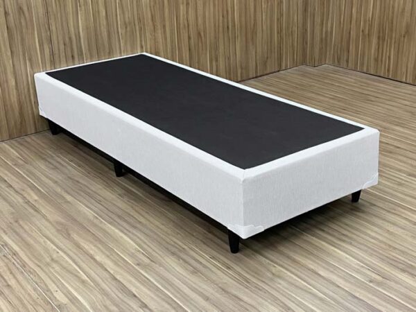 Base Cama Box Solteirão Corino Linhão Palha 37X108X188 AN