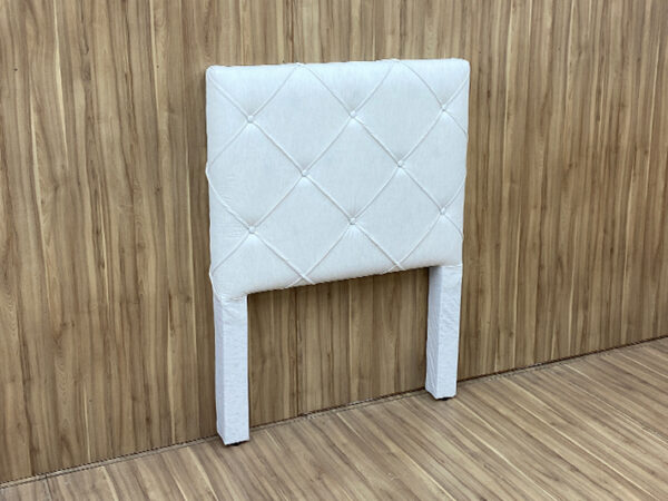 Cabeceira Cama Box Solteiro 88 Corino Linhão Palha Prime LS