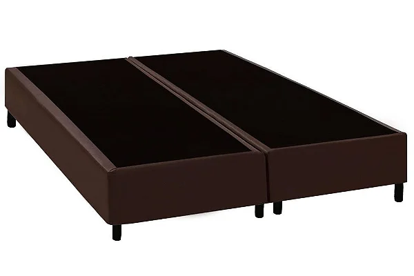 BASE CASAL BIPARTIDO PRATICA 069 x 1.88 MARROM - (ESPUMATIVA)