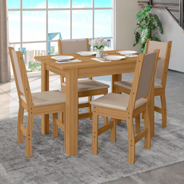 CONJUNTO BELLAGIO FREJO C/ CADEIRA CLARA FREJO/SAVANA (POLIMAN)