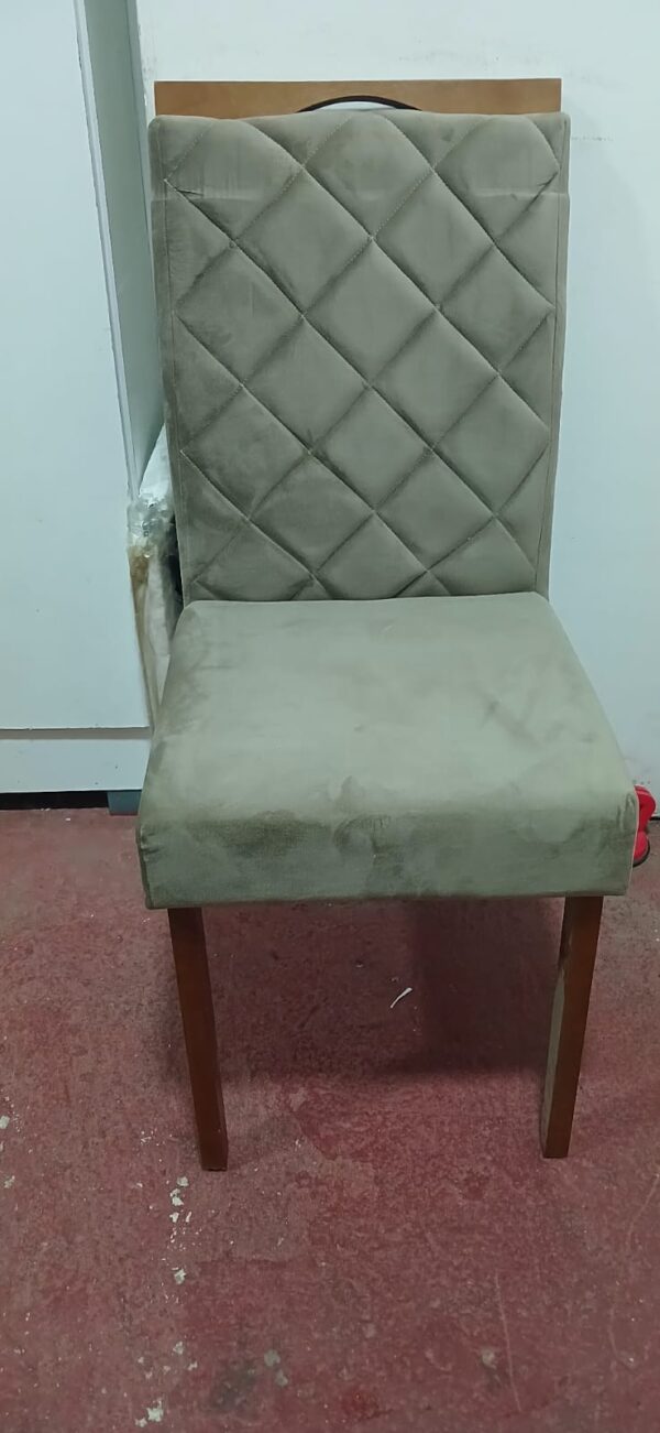 CADEIRA CASTOR MARROM SUED CAIXA C/2 UNIDADES