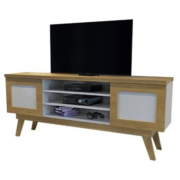 RACK DETROIT - CINAMOMO/OFF WHITE - VALDEMOVEIS