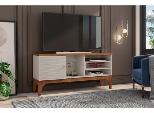 Rack Veneza Para Tv Até 60 Polegadas (FRADE) -Off White/matte