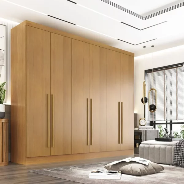 GUARDA ROUPA GRAMADO 6 PORTAS 6 GAVETAS - CINAMOMO (VALVERDE)