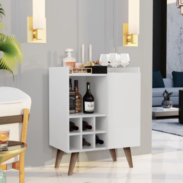 APARADOR MOON - BRANCO (MANIA DOS MOVEIS)