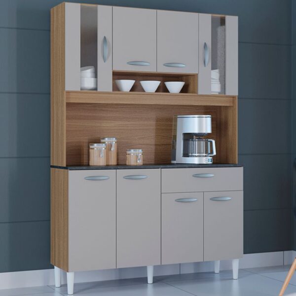 KIT CORAL 8 PTS - DAMASCO/OFF WHITE (POQUEMA)