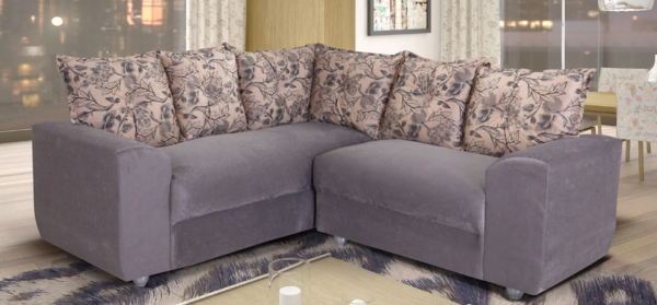SOFA CANTO TORONTO 6 LUGARES - JOVEM ESTOFADOS - CINZA