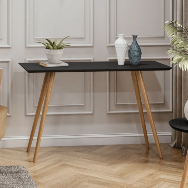 APARADOR SLIM - PRETO (LUKA DECOR)