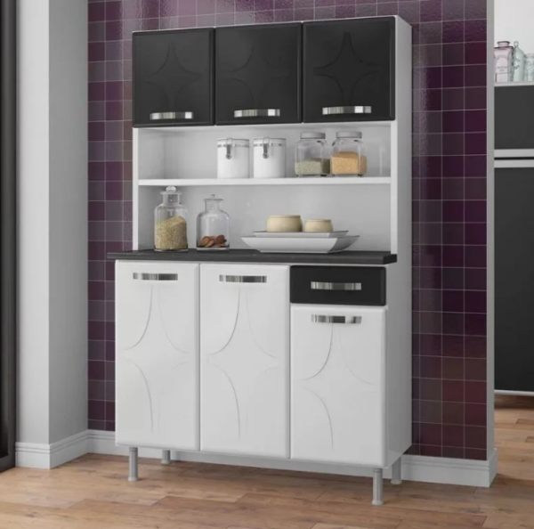 KIT RUBI TRIPLO AÇO - BRA/PRETO (TELASUL)