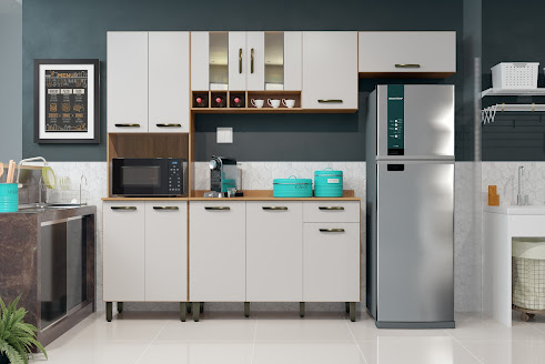 Armário de Cozinha 4 peças Zafira Valdemoveis