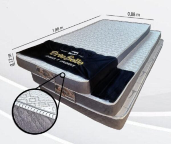 COLCHÃO SOLTEIRO D33 12CM