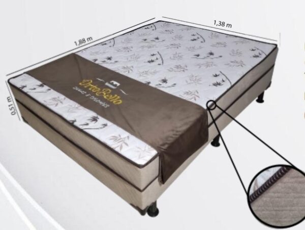 CAMA CONJUGADO CASAL D28 BEGE